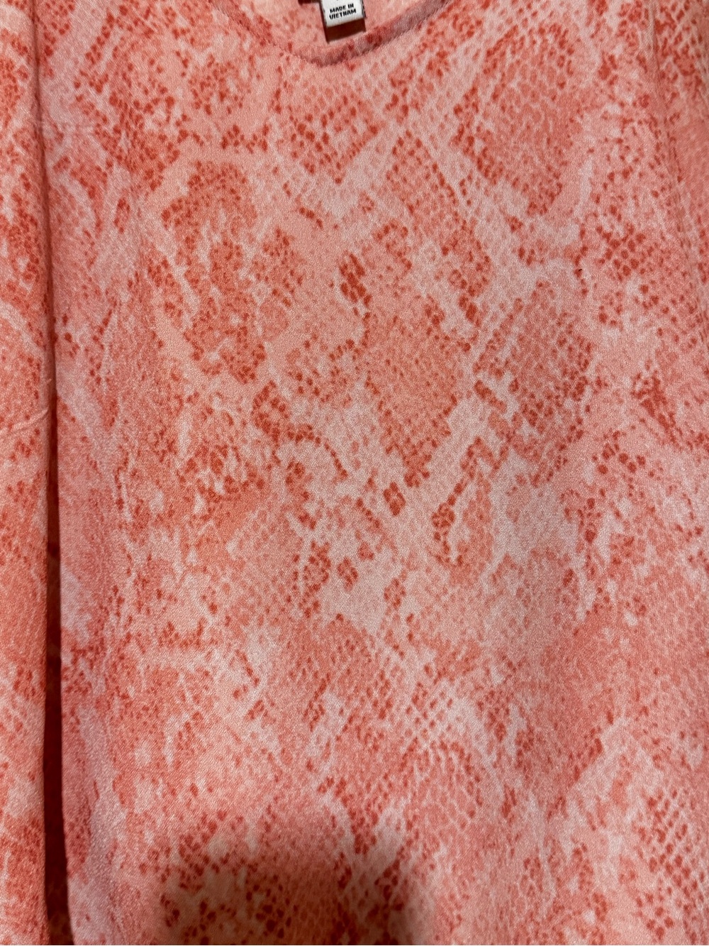 Pink Snakeprint Spaghetti Strap Camisole - Picture 2 of 6